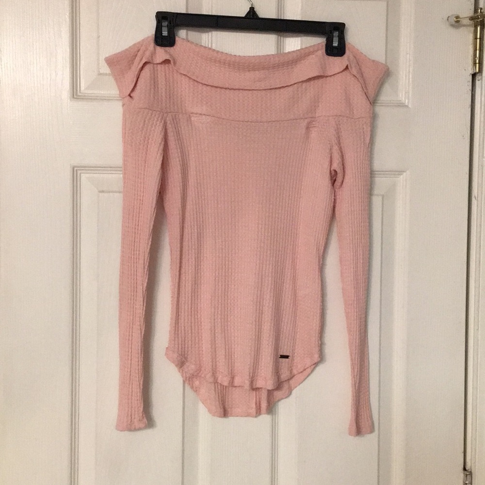 Hollister across the shoulder top